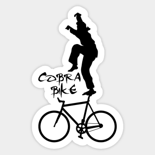 Cobra Bike (Black silhouette version) Sticker